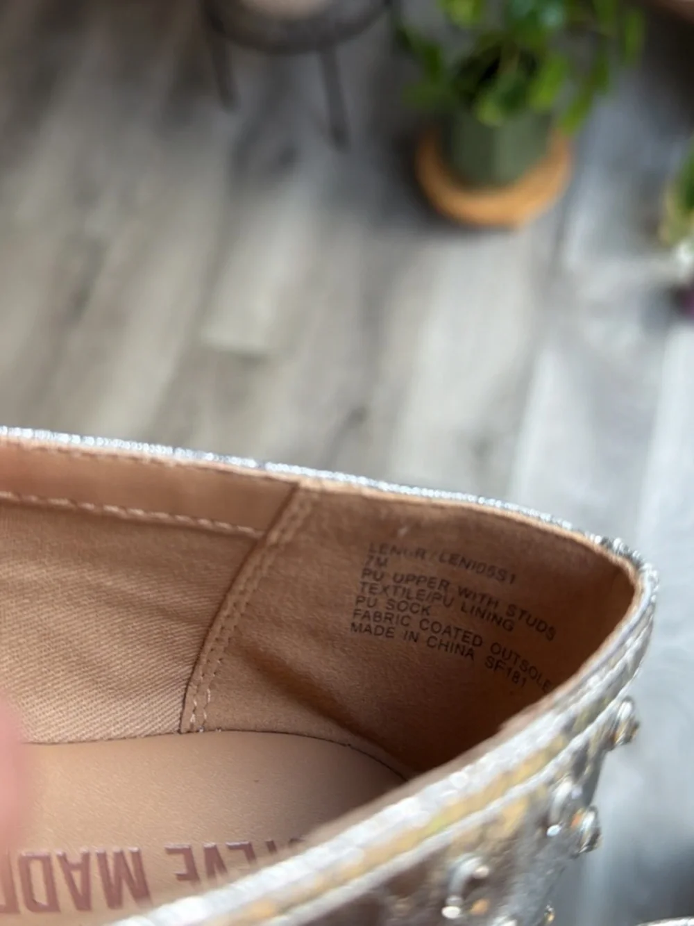 Silver Gem Steve Madden Flats